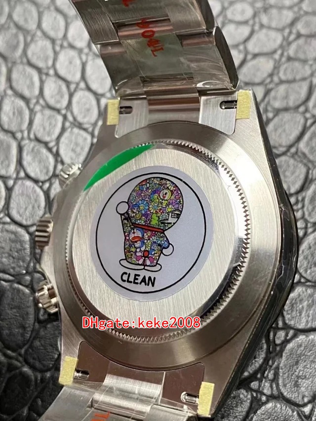 Clean 904L Super Watch 12.3mm ultra thin ETA CAL.4130 Chronograph Working 40mm Cosmograph panda 116500 Ceramic waterproof Automatic mechanical Mens Wa