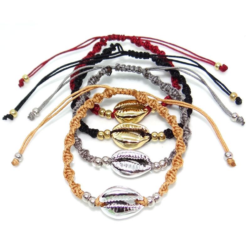 Braided Rope Anklet Bracelets Natural Conch Shell Charm Bracelet for Women Girl Fashion Summer Beach Jewelry
Braided Rope Anklet Bracelets Natural Conch Shell Charm Bracelet for Women Girl Fashion Summer Beach Jewelry