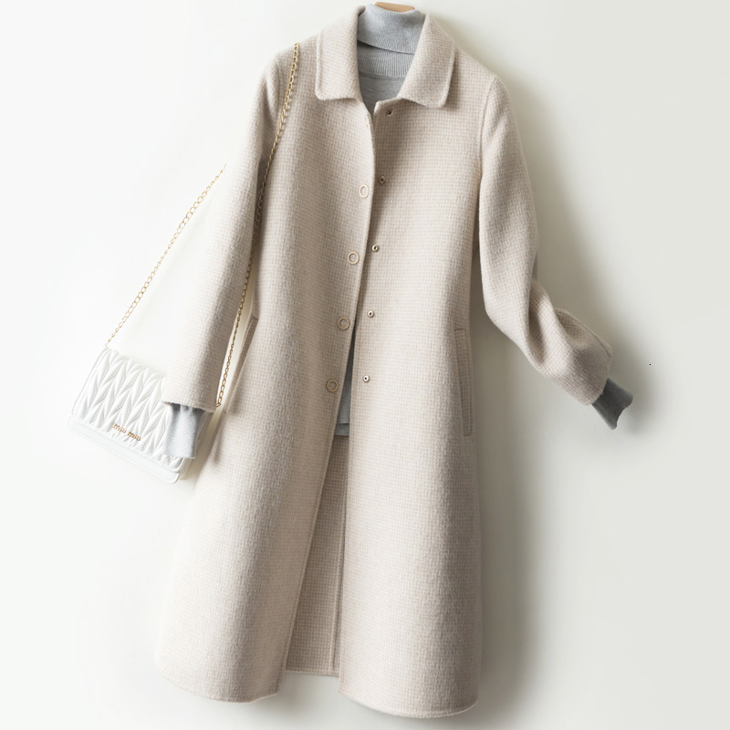 2021 Women Overcoat Ladies 100% Merino Wool Long Sleeve the New Fashion Autumn Winter Thick Warm Mid-long Jacket Coats Geqb, Red
2021 Women Overcoat Ladies 100% Merino Wool Long Sleeve the New Fashion Autumn Winter Thick Warm Mid-long Jacket Coats Geqb, Red