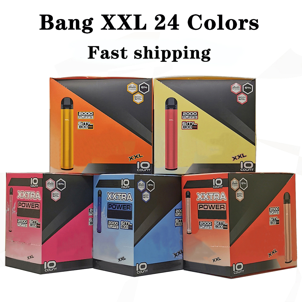 6ml Bang XXL Disposable E-cigarettes Puffs Kits Battery Colors 2021 Pod Pro 800mAh Pre-filled Vape Pen Device Plus XL 2000 24 Bar Rkarq
6ml Bang XXL Disposable E-cigarettes Puffs Kits Battery Colors 2021 Pod Pro 800mAh Pre-filled Vape Pen Device Plus XL 2000 24 Bar Rkarq