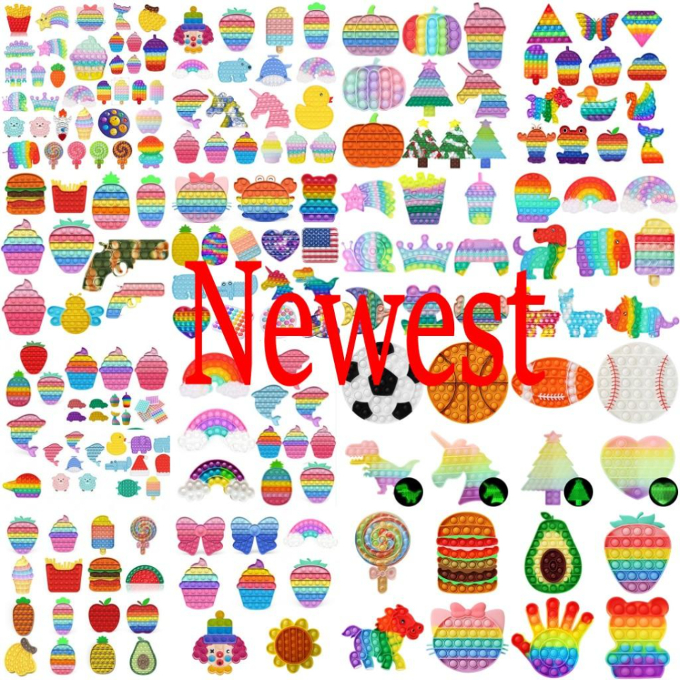 US STOCK Tiktok Fluorescence Rainbow Push Bubble it Party Fidget Sensory Toy Pendents Stress Reliever Stress Relief Toys Anxiety For Kids Birthday
US STOCK Tiktok Fluorescence Rainbow Push Bubble it Party Fidget Sensory Toy Pendents Stress Reliever Stress Relief Toys Anxiety For Kids Birthday
