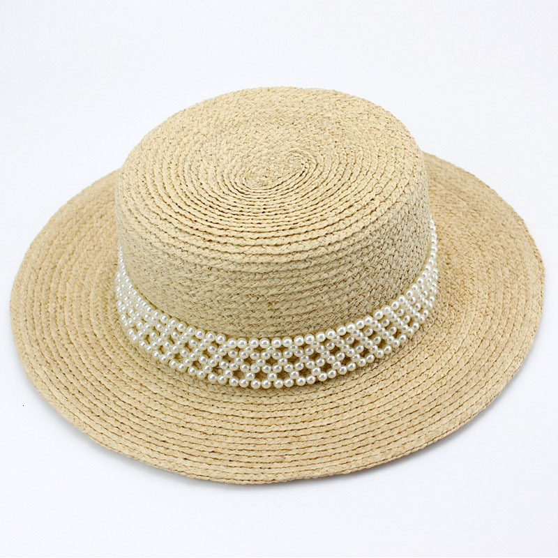 2021 New Classical Ladies Sun Hats Luxury Pearl Band Handwoven Fine Raffia Women Summer Boater Panama Beach Hat Wide Brim Fedora Df8n, Beige
2021 New Classical Ladies Sun Hats Luxury Pearl Band Handwoven Fine Raffia Women Summer Boater Panama Beach Hat Wide Brim Fedora Df8n, Beige