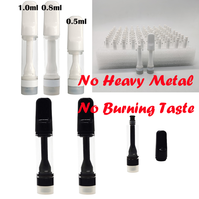 No Leaking Full Ceramic Vape Cartridges 510 Thread Carts 1ml 0.8ml Disposable Vape Pens Thick Oil Custom Packaging Box Ecigs Battery Empty
No Leaking Full Ceramic Vape Cartridges 510 Thread Carts 1ml 0.8ml Disposable Vape Pens Thick Oil Custom Packaging Box Ecigs Battery Empty