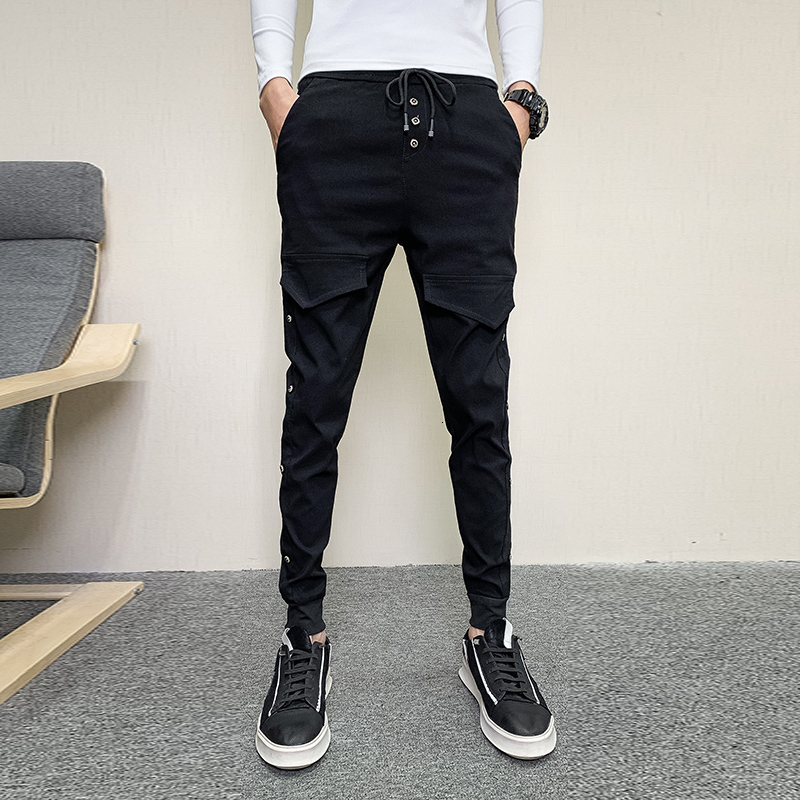 2021 New Primavera Novo Coreano Magro Ajuste Harem Roupas Masculinas Simples Moda Boto Decorao Casual Corredores Calas Xha3, Gray
2021 New Primavera Novo Coreano Magro Ajuste Harem Roupas Masculinas Simples Moda Boto Decorao Casual Corredores Calas Xha3, Gray