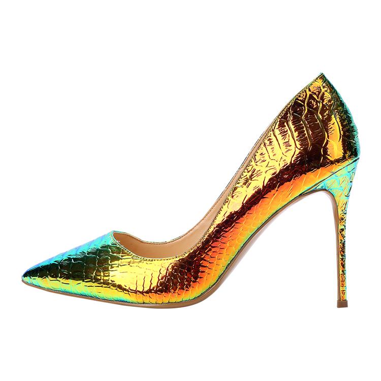 Big Size Sexy Snake Skin Out Sheepskin Leather Inside Dress Shoes Women High Heels Pumps For Party, Silver 6cm
Big Size Sexy Snake Skin Out Sheepskin Leather Inside Dress Shoes Women High Heels Pumps For Party, Silver 6cm