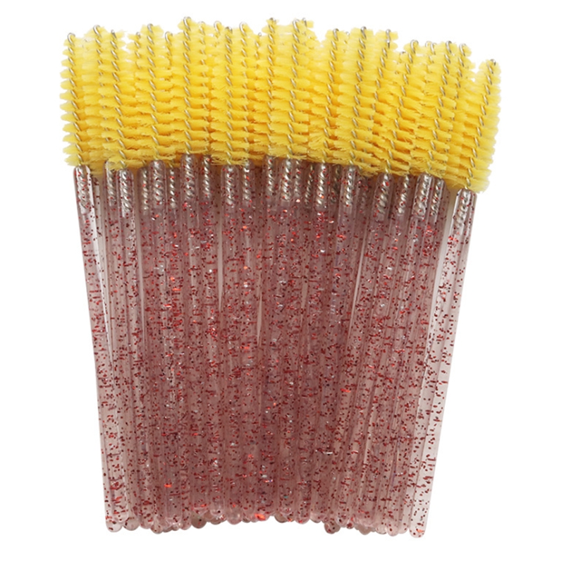 Crystal rod Disposable Eyelash Brush nylon Cosmetic Tool Mascara Applicator Eyelashes Comb Makeup Brushes