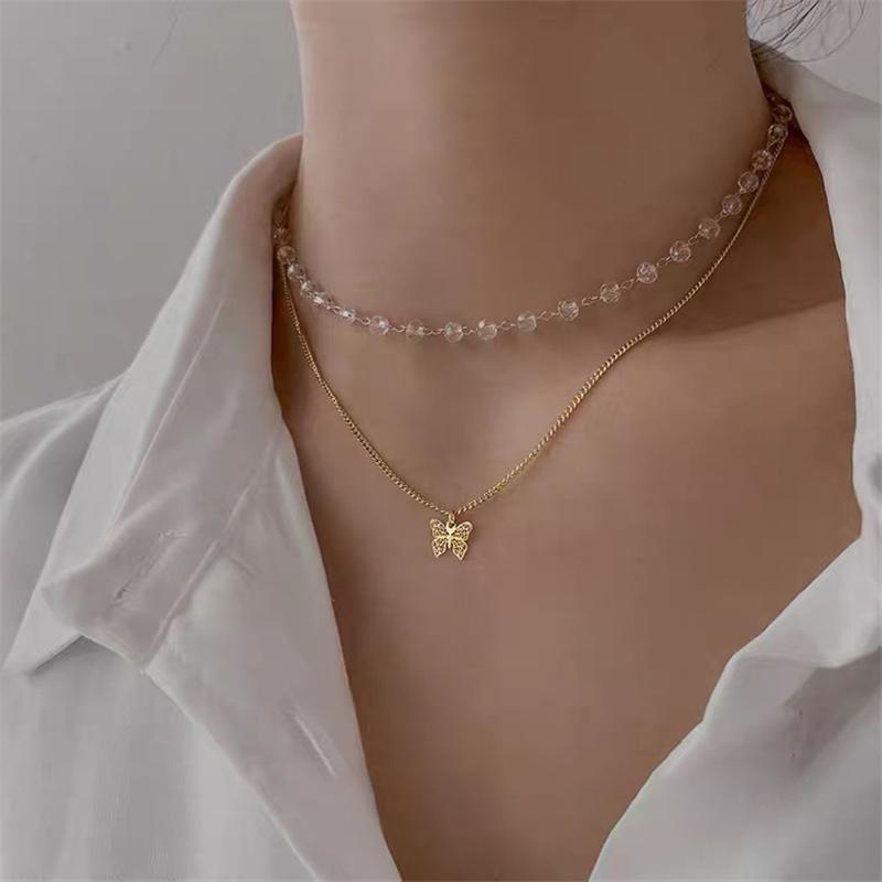 Pendant Necklaces Korean Simple Butterfly Necklace For Women 2021 Gold Color Multi Layer Pearl Chain Choker Wedding Jewelry Gifts
Pendant Necklaces Korean Simple Butterfly Necklace For Women 2021 Gold Color Multi Layer Pearl Chain Choker Wedding Jewelry Gifts