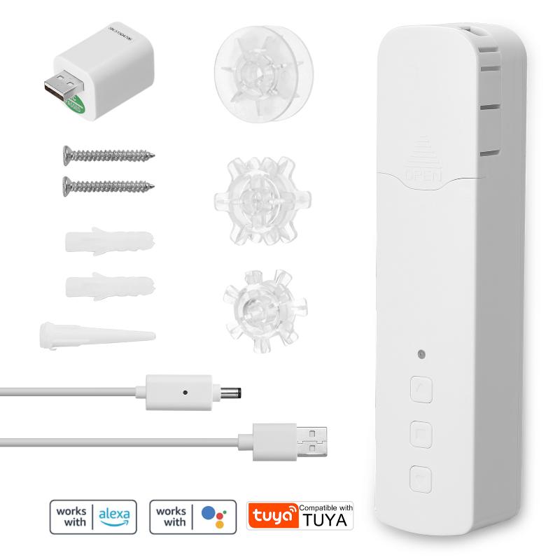 Smart Home Control Tuya WIFI M515EGB Electric Curtain Motors Intelligent Pull Bead Motor APP Voice With USB Receive
Smart Home Control Tuya WIFI M515EGB Electric Curtain Motors Intelligent Pull Bead Motor APP Voice With USB Receive