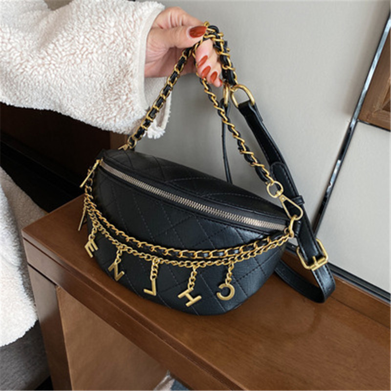 Vintage metal alphabet chain chest bag cross body winter popular new trendy women bags fashion ins messenger bag
Vintage metal alphabet chain chest bag cross body winter popular new trendy women bags fashion ins messenger bag