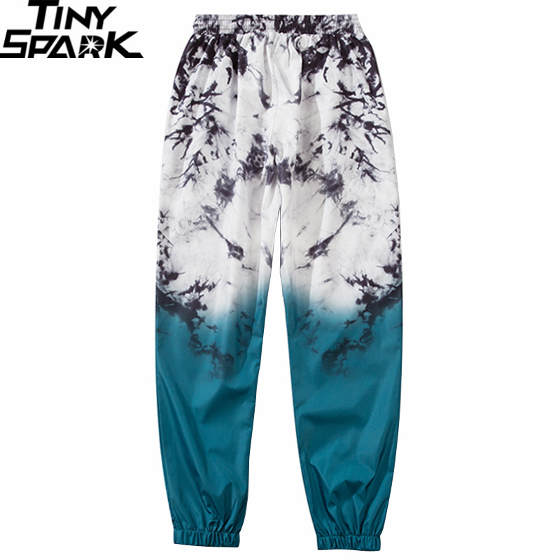Hip Hop Joggers Pants Gradient Color Streetwear Men Harajuku Sweatpants Spring Summer Track Pant Soft HipHop Harem Trousers 201118