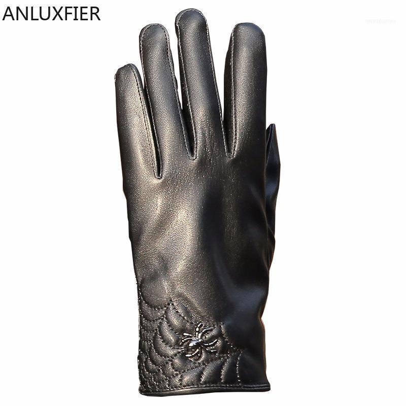 Leather Gloves Women Warm Riding Thermal Black Hand Muff Autumn Winter Plush Thick Windproof Touch Screen Female Mittens1
Leather Gloves Women Warm Riding Thermal Black Hand Muff Autumn Winter Plush Thick Windproof Touch Screen Female Mittens1