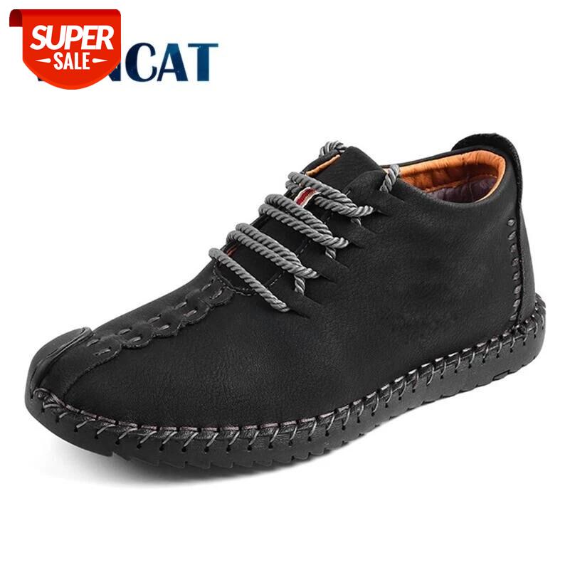 Vancat New Men Boots High Quality Split Leather Ankle Snow Boots Shoes Warm Fur Plush Lace-Up Winter Shoes Plus size 38~48 #a42z
Vancat New Men Boots High Quality Split Leather Ankle Snow Boots Shoes Warm Fur Plush Lace-Up Winter Shoes Plus size 38~48 #a42z