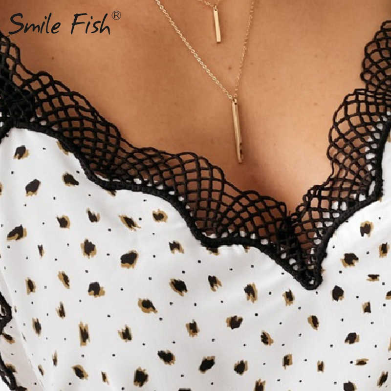 Lace Dot Blouse Sexy Women Pineapple V-Neck Summer Sleeveless Camis Party Club Chiffon Tank Top White Black G2282 210625