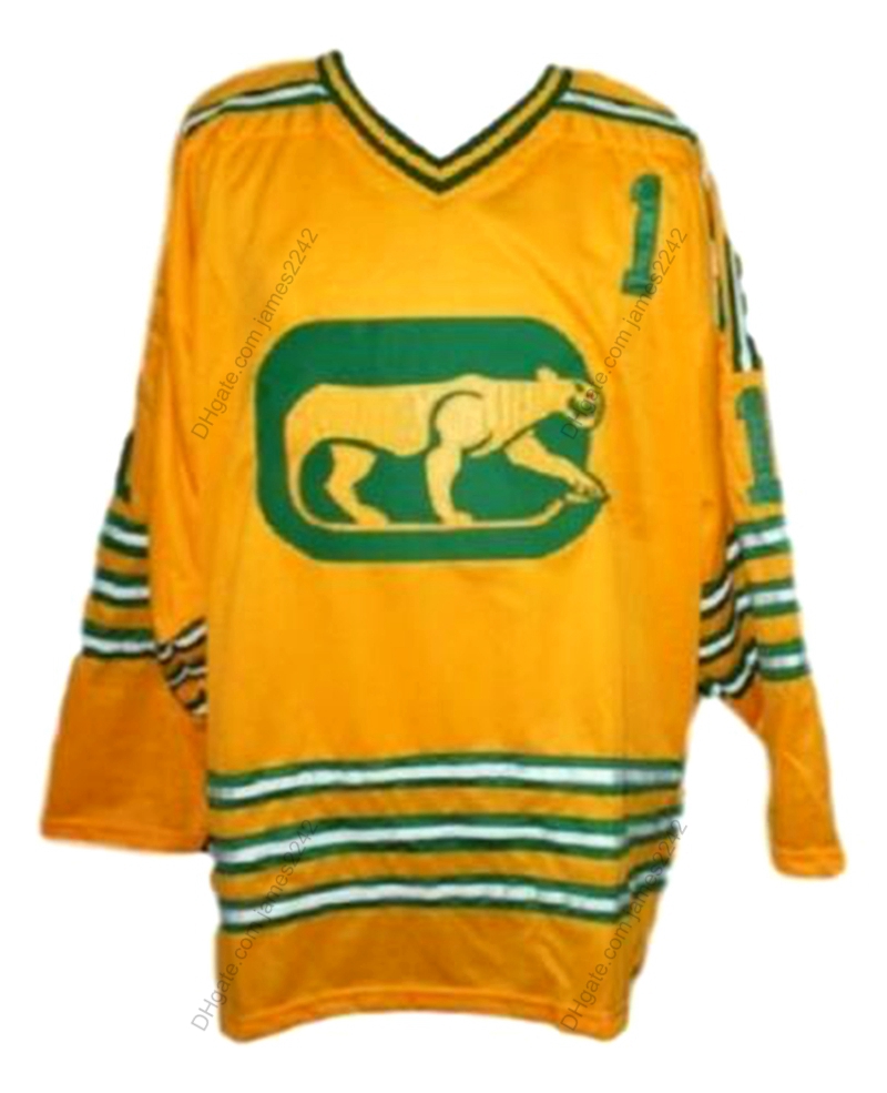 Custom Retro Dryden #1 Chicago Cougars Hockey Jersey Stitched Yellow Size S-4XL Any Name And Number Top Quality Jerseys
Custom Retro Dryden #1 Chicago Cougars Hockey Jersey Stitched Yellow Size S-4XL Any Name And Number Top Quality Jerseys
