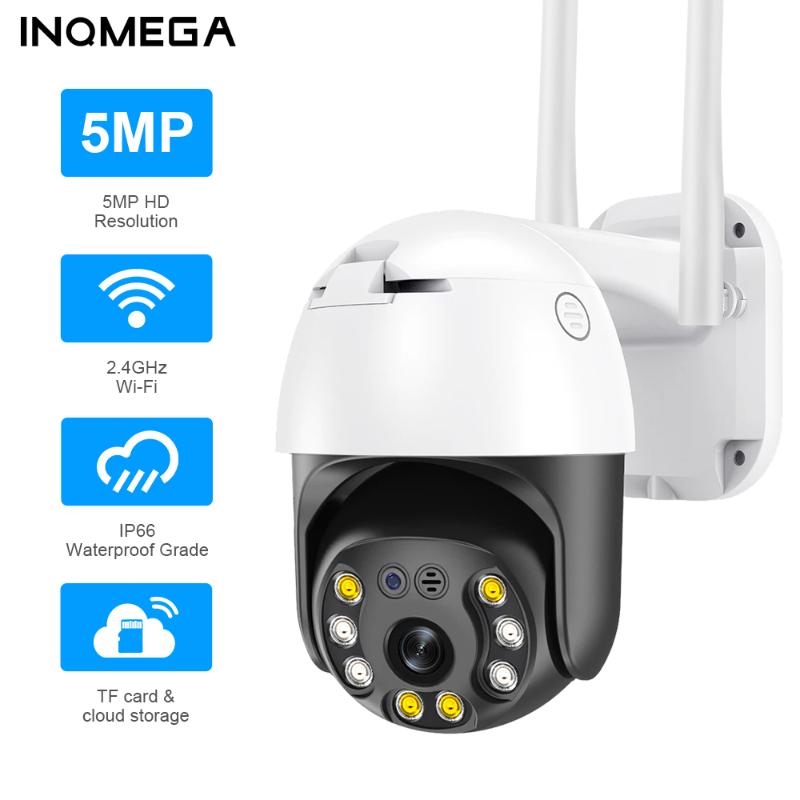 Cameras INQMEGA 5MP PTZ Camera Intelligent AI Human Body Detection CCTV Night Vision Full Color Wireless Waterproof Security
Cameras INQMEGA 5MP PTZ Camera Intelligent AI Human Body Detection CCTV Night Vision Full Color Wireless Waterproof Security