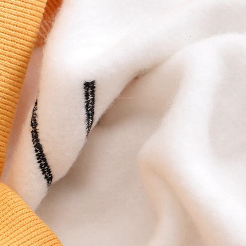 YUPINCIAGA embroidery hit color Sweatshirts Women hamster Hooded Warm Pullovers With Horns Harajuku Hooded Girls Teens Hoodies 201217