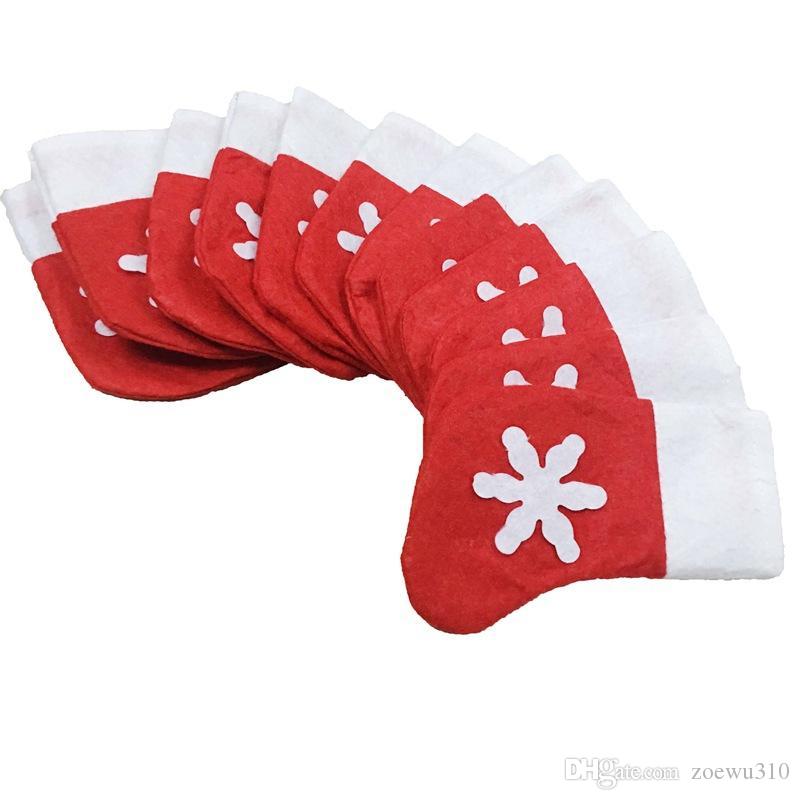 Mini Christmas Stocking Gifts Bag Candy Bag Christmas Tree Ornament Sock Xmas Dinnerware Cover Cutlery Bag Home Party Decoration DBC VT1128
Mini Christmas Stocking Gifts Bag Candy Bag Christmas Tree Ornament Sock Xmas Dinnerware Cover Cutlery Bag Home Party Decoration DBC VT1128