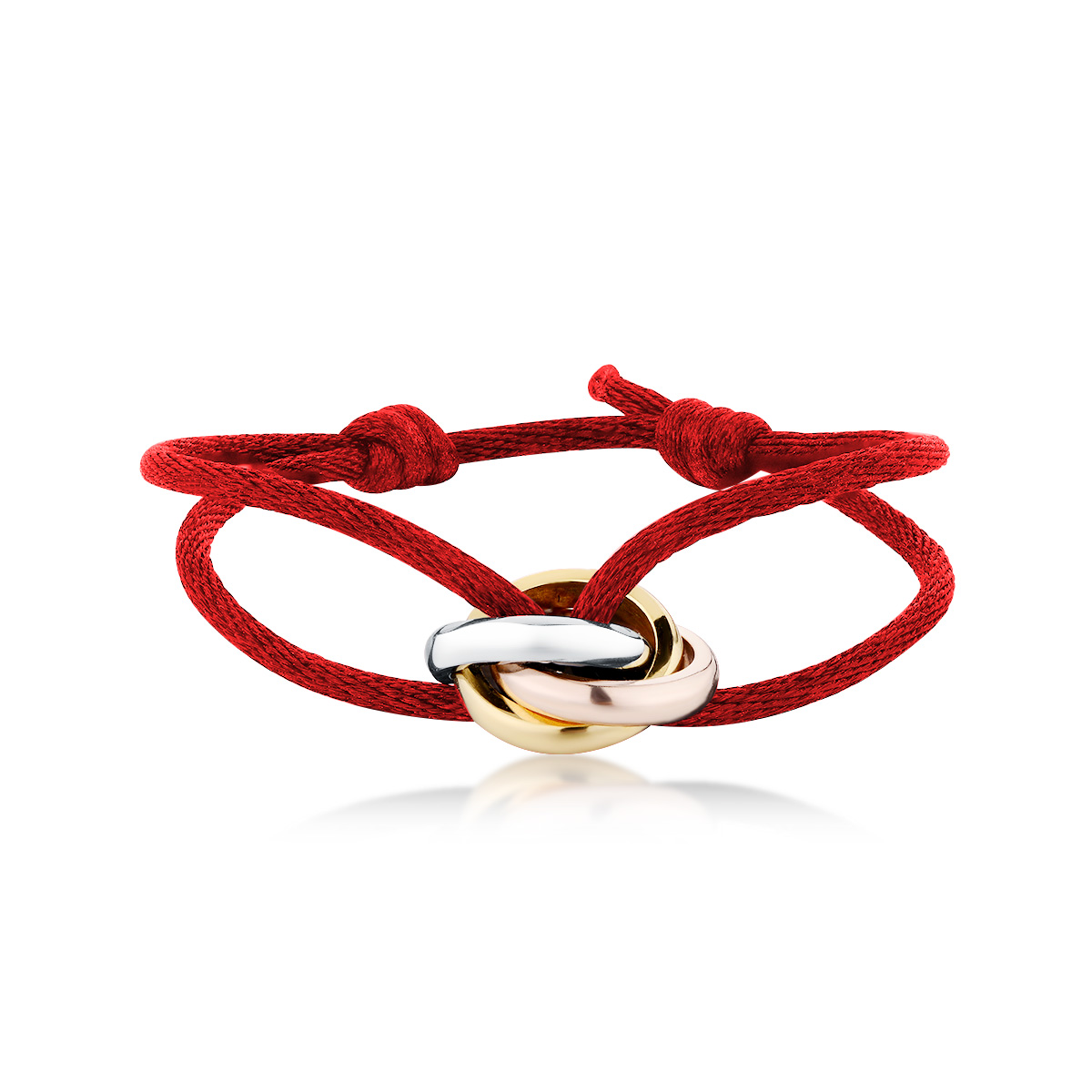Stainless Steel Bracelet 3 Metal Buckle Ribbon Lace Up Rope Chain Color Adjustable Size For Women Men Unisex Gift Holiday