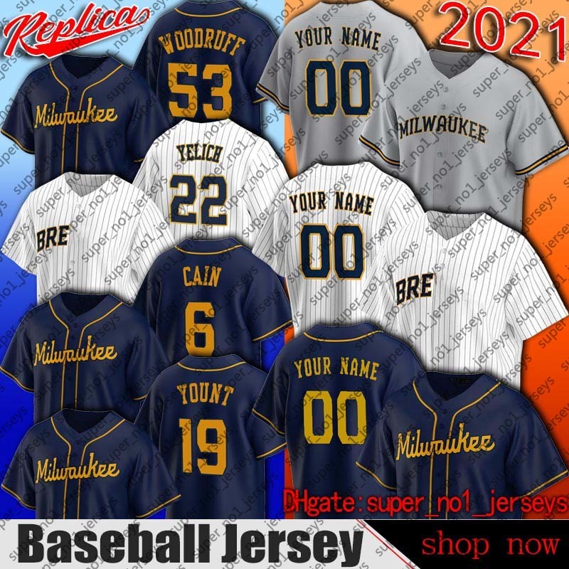 Milwaukee 22 Christian Yelich 19 Robin Yount Jersey Brandon Woodruff Lorenzo Cain Jerseys Devin Williams Kolten Wong Vogelbach Baseball, Woman custom size s-xxl
Milwaukee 22 Christian Yelich 19 Robin Yount Jersey Brandon Woodruff Lorenzo Cain Jerseys Devin Williams Kolten Wong Vogelbach Baseball, Woman custom size s-xxl