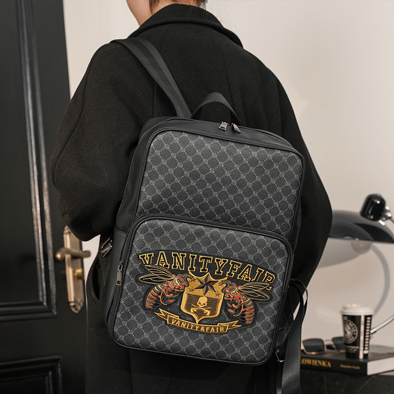 Women Men Embossed Backpacks Floral String School Bags Emboss Print Backpack Fashion Bucket Shoulder Bag Classic Purses Handbags