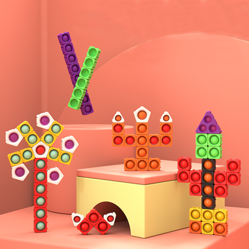 30pcs/bag Novelty Games Anti-rat pioneer building blocks bubble children's educational toys to develop brain exercise thinking can be infinite stitching
30pcs/bag Novelty Games Anti-rat pioneer building blocks bubble children's educational toys to develop brain exercise thinking can be infinite stitching