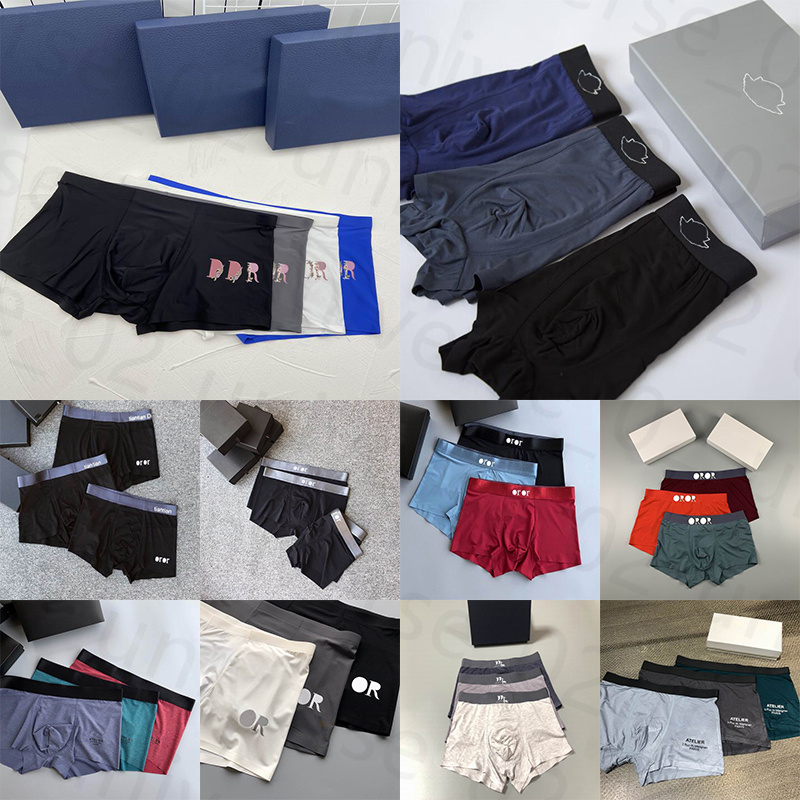 2021 Mens Designers Boxers Brands Underpants Classic Men Boxer Casual Shorts Underwear Breathable Cotton Underwears 3pcs With Box, Please choose 1-2 larger than usual
2021 Mens Designers Boxers Brands Underpants Classic Men Boxer Casual Shorts Underwear Breathable Cotton Underwears 3pcs With Box, Please choose 1-2 larger than usual