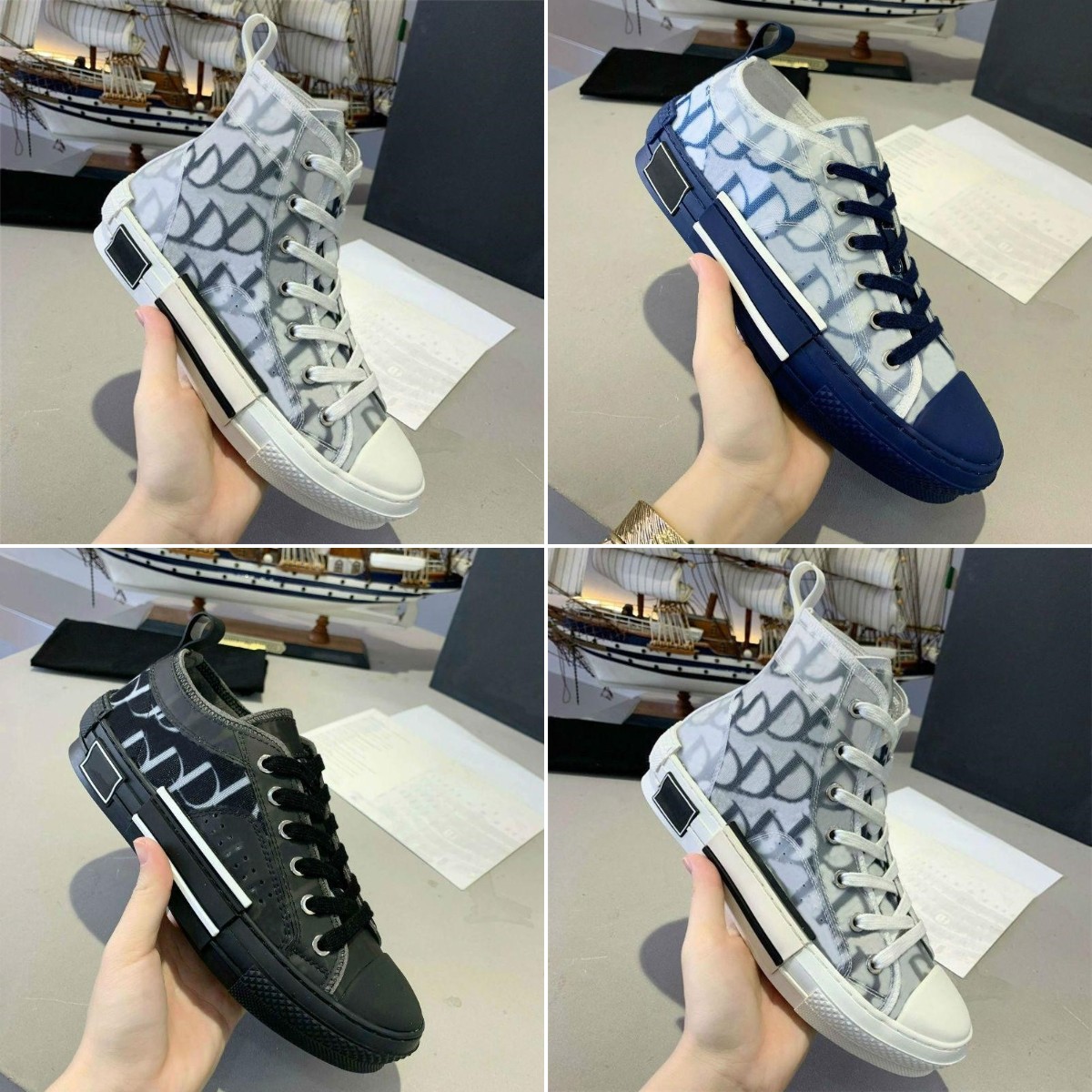 2021 High Quality B23 D-Connect Casual Shoes Top Sneakers Oblique Trainers Embroidery Printed Alphabet Canvas Shoe Women Men Outdoor Platform Classic, Black
2021 High Quality B23 D-Connect Casual Shoes Top Sneakers Oblique Trainers Embroidery Printed Alphabet Canvas Shoe Women Men Outdoor Platform Classic, Black