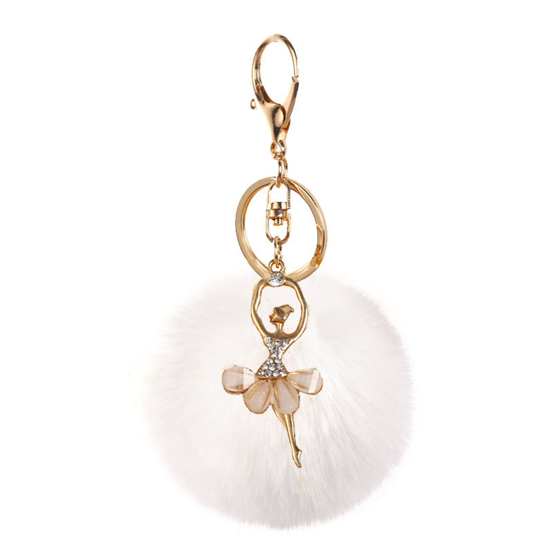 2022 Key chain Party Favor cute rhinestone ballerina girl Rex rabbit fur ball female bag pendant
2022 Key chain Party Favor cute rhinestone ballerina girl Rex rabbit fur ball female bag pendant