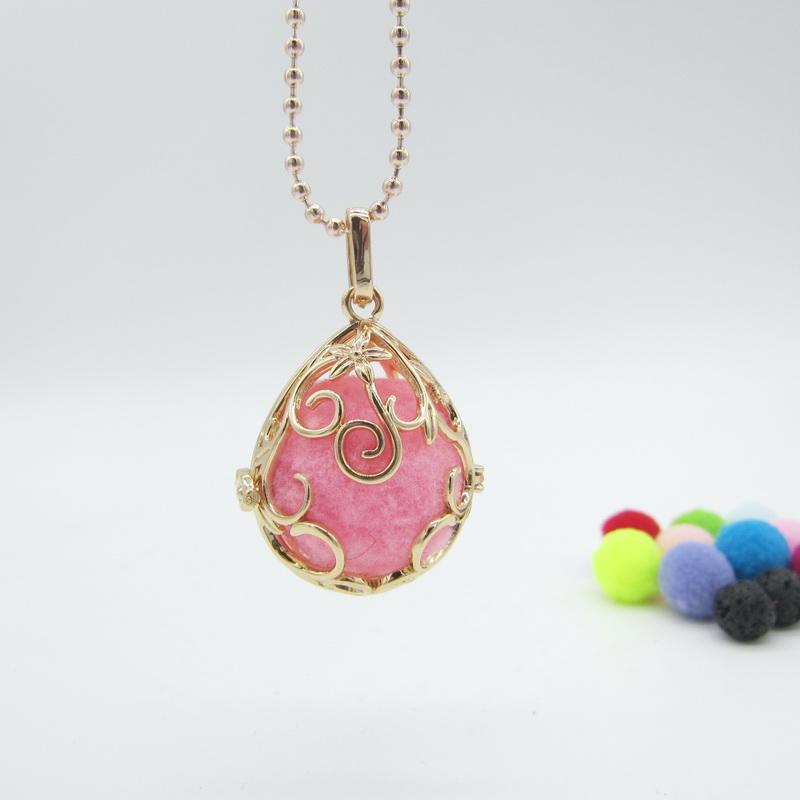 Pendant Necklaces 2021 Arrival 27x32mm Large Hollow Locket Teardrop With Flet Ball DIY Essential Oil Women Necklace
Pendant Necklaces 2021 Arrival 27x32mm Large Hollow Locket Teardrop With Flet Ball DIY Essential Oil Women Necklace