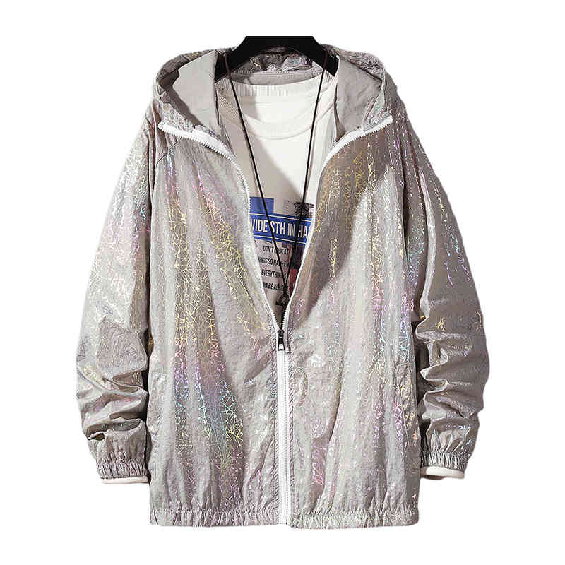 Women Basic Jackets Summer Colorful Reflective Causal Thin Windbreaker Hooded Coat Zipper Bomber veste femme, 05
Women Basic Jackets Summer Colorful Reflective Causal Thin Windbreaker Hooded Coat Zipper Bomber veste femme, 05