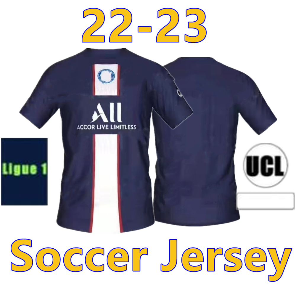 MESSI MBAPPE soccer jersey HAKIMI SERGIO RAMOS 22 23 Maillots de football 2022 2023 MARQUINHOS VERRATTI psgs men + kids kit shirt uniforms e, Black;yellow
MESSI MBAPPE soccer jersey HAKIMI SERGIO RAMOS 22 23 Maillots de football 2022 2023 MARQUINHOS VERRATTI psgs men + kids kit shirt uniforms e, Black;yellow