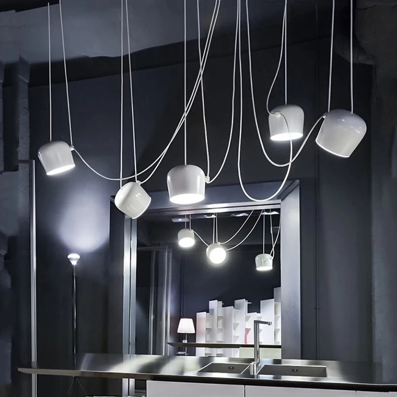 Nordic Personality DIY Spider Pendant Light lamp White or Black Drum Shade Modern Adjustable Hanging Fixture
Nordic Personality DIY Spider Pendant Light lamp White or Black Drum Shade Modern Adjustable Hanging Fixture