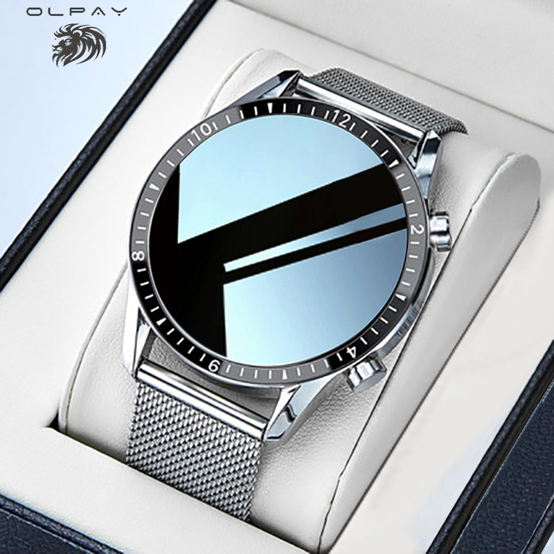 OLPAY 2021 New Smart Watch Men Full Touch Screen Sports Fitness Watch IP67 Waterproof Bluetooth For Android ios smartwatch Mensg, Black
OLPAY 2021 New Smart Watch Men Full Touch Screen Sports Fitness Watch IP67 Waterproof Bluetooth For Android ios smartwatch Mensg, Black