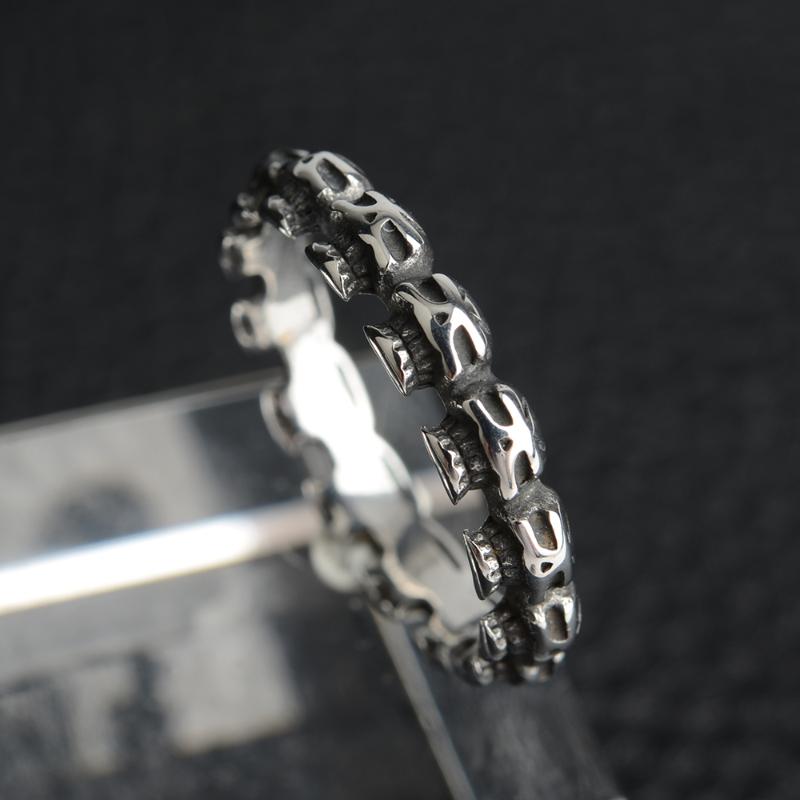Cluster Rings Brand 316L Stainless Steel Ring High Quality Skull Punk Tail For Men Fashion Jewelry Anel Drop
Cluster Rings Brand 316L Stainless Steel Ring High Quality Skull Punk Tail For Men Fashion Jewelry Anel Drop