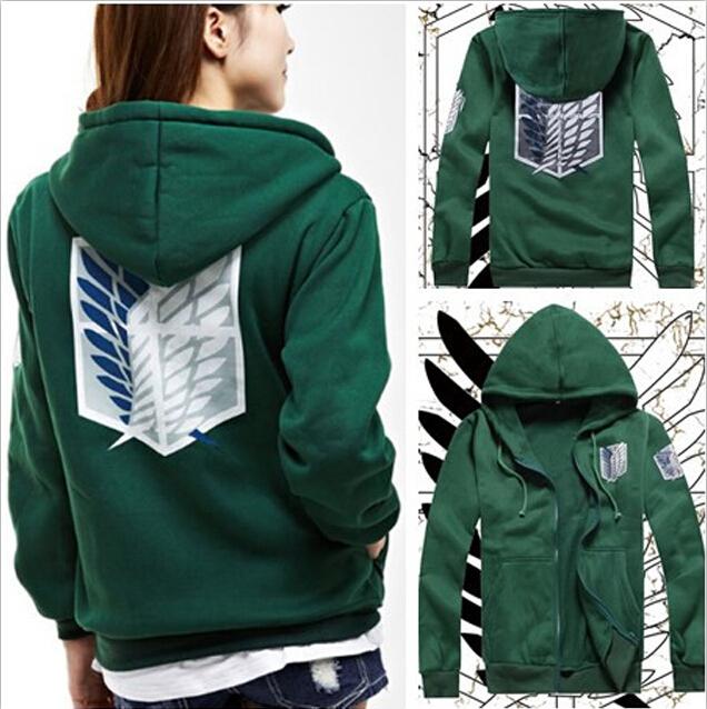 Men' Hoodies & Sweatshirts Anime Attack On Titan Cosplay Costume Zipper Hoodie Sweatshirt Green/Black Unisex Men Women Hooded Fashion Cloth
Men' Hoodies & Sweatshirts Anime Attack On Titan Cosplay Costume Zipper Hoodie Sweatshirt Green/Black Unisex Men Women Hooded Fashion Cloth