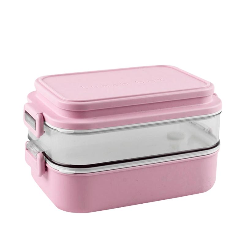 Dinnerware Sets Stackable Lunch Box Portable Storage Container Double Layer Bento Microwave Lunchbox With Spoon For Adults Kids
Dinnerware Sets Stackable Lunch Box Portable Storage Container Double Layer Bento Microwave Lunchbox With Spoon For Adults Kids