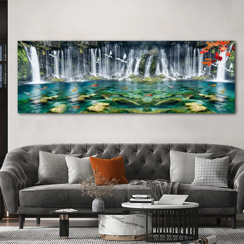 Waterfall Fish Posters Bedside Painting Home Decor Canvas Prints Landscape Wall Art Pictures For Living Room Big Size Cuadros
Waterfall Fish Posters Bedside Painting Home Decor Canvas Prints Landscape Wall Art Pictures For Living Room Big Size Cuadros