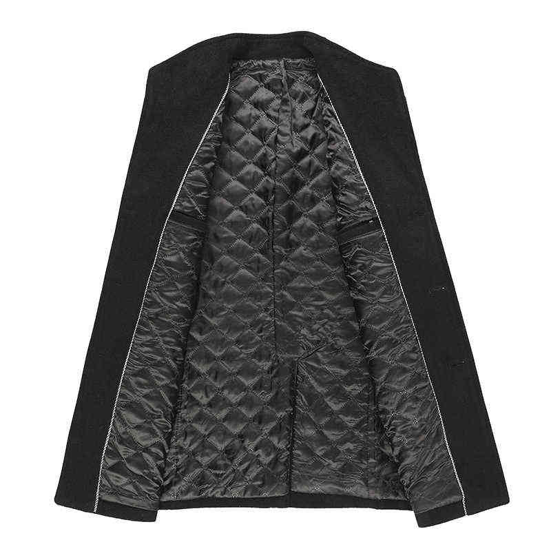 BOLUBAO Men Wool Blend Coat Fashion Winter Jacket Coats Woolen Coat Mens Overcoat Male Europe Size Trenchcoat 211119