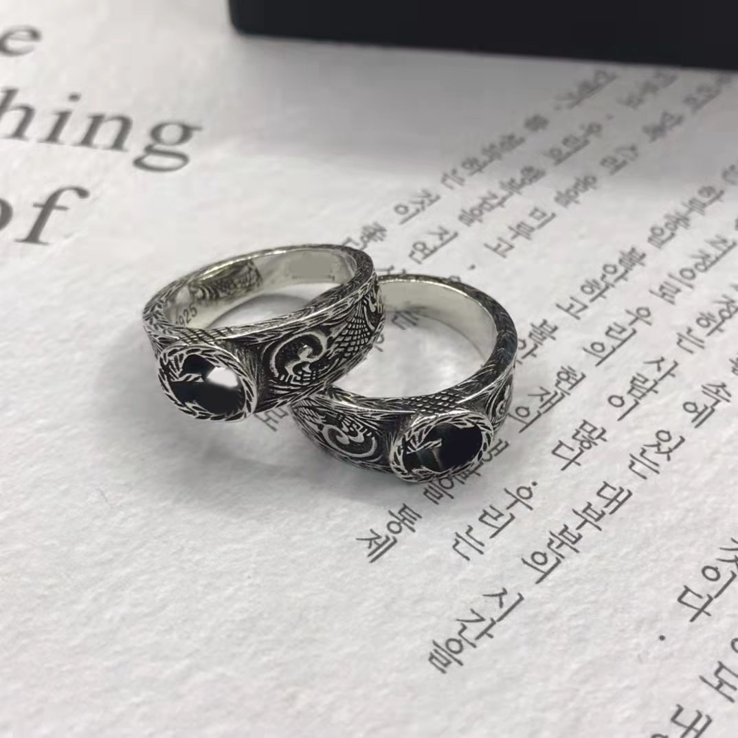 2021 brand designer hip-hop retro carving pattern ring hot style exquisite fashion trend all-match jewelry high quality with box, Silver
2021 brand designer hip-hop retro carving pattern ring hot style exquisite fashion trend all-match jewelry high quality with box, Silver
