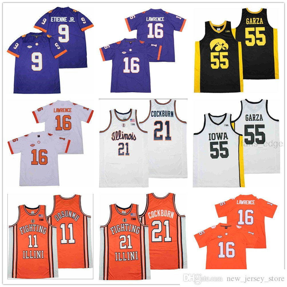 NCAA Stitched Basketball Jerseys Clemson Tigers 9 etienne jr 16 lawrence Iowa 55 Luka Garza 11 Ayo Dosunmu 21 Kofi Cockburn Top Quality, As picture men size s-xxl
NCAA Stitched Basketball Jerseys Clemson Tigers 9 etienne jr 16 lawrence Iowa 55 Luka Garza 11 Ayo Dosunmu 21 Kofi Cockburn Top Quality, As picture men size s-xxl