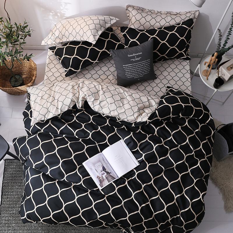 Luxury Grid Home Textile Bedding Sets Full Queen King Size Duvet Cover+Pillowcase Bedding set
Luxury Grid Home Textile Bedding Sets Full Queen King Size Duvet Cover+Pillowcase Bedding set