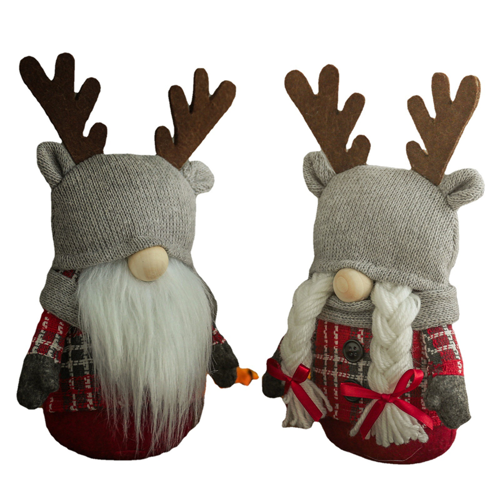 Christmas Gnomes Decoration Reindeer Horns Plush Elf Doll Ornaments Holidays Home Decor Valentines Day Gifts XBJK2110
Christmas Gnomes Decoration Reindeer Horns Plush Elf Doll Ornaments Holidays Home Decor Valentines Day Gifts XBJK2110