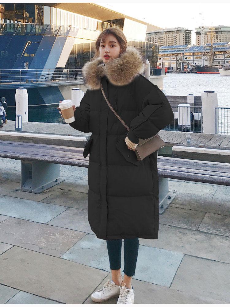 Women's Down & Parkas 2021 Winter Jacket Women Long Parka Warm Slim Coat Woman Puffer Oversized Padded Outwear Y2K