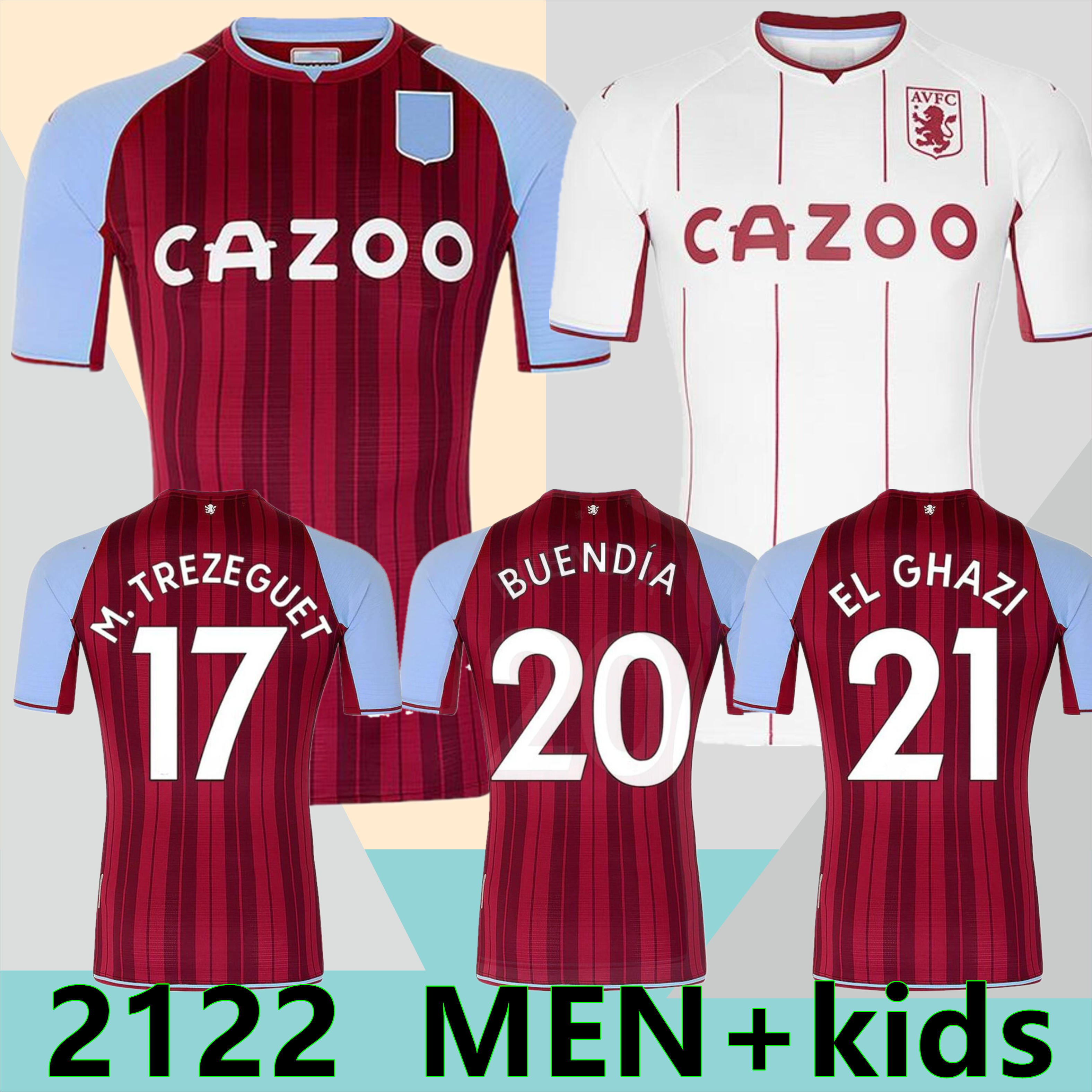 21 22 Aston Soccer Jerseys villa GREALISH BUENDÃA TRAORE BARKLEY Football Shirt 2021 2022 WATKINS WESLEY GHAZI M.TREZEGUET McGINN men and kids kits, Black;yellow
21 22 Aston Soccer Jerseys villa GREALISH BUENDÃA TRAORE BARKLEY Football Shirt 2021 2022 WATKINS WESLEY GHAZI M.TREZEGUET McGINN men and kids kits, Black;yellow