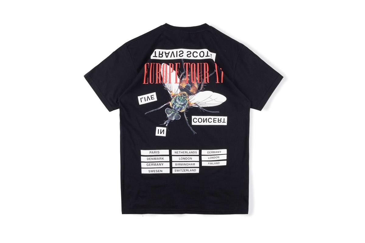 2021 New Travis Scott t Shirt Ts Europe Tour Insect Print Tee Hip-hop Short-sleeved Fasion Astroworld T-shirt Ppyn, Black2
2021 New Travis Scott t Shirt Ts Europe Tour Insect Print Tee Hip-hop Short-sleeved Fasion Astroworld T-shirt Ppyn, Black2