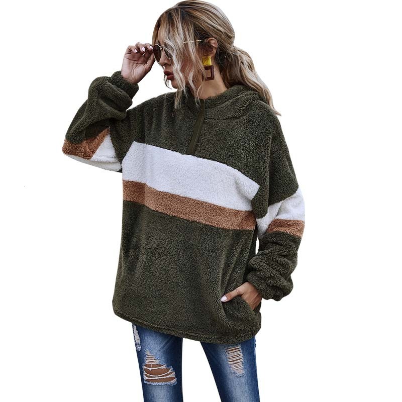 2021 New Autumn Winter Hoodies Women Warm Patchwork Long Sleeve Plus Size Fashion Faux Fur Fleece Sweatshirt Hoody Ladies Ffy Pullover V7wd, Armygreen
2021 New Autumn Winter Hoodies Women Warm Patchwork Long Sleeve Plus Size Fashion Faux Fur Fleece Sweatshirt Hoody Ladies Ffy Pullover V7wd, Armygreen