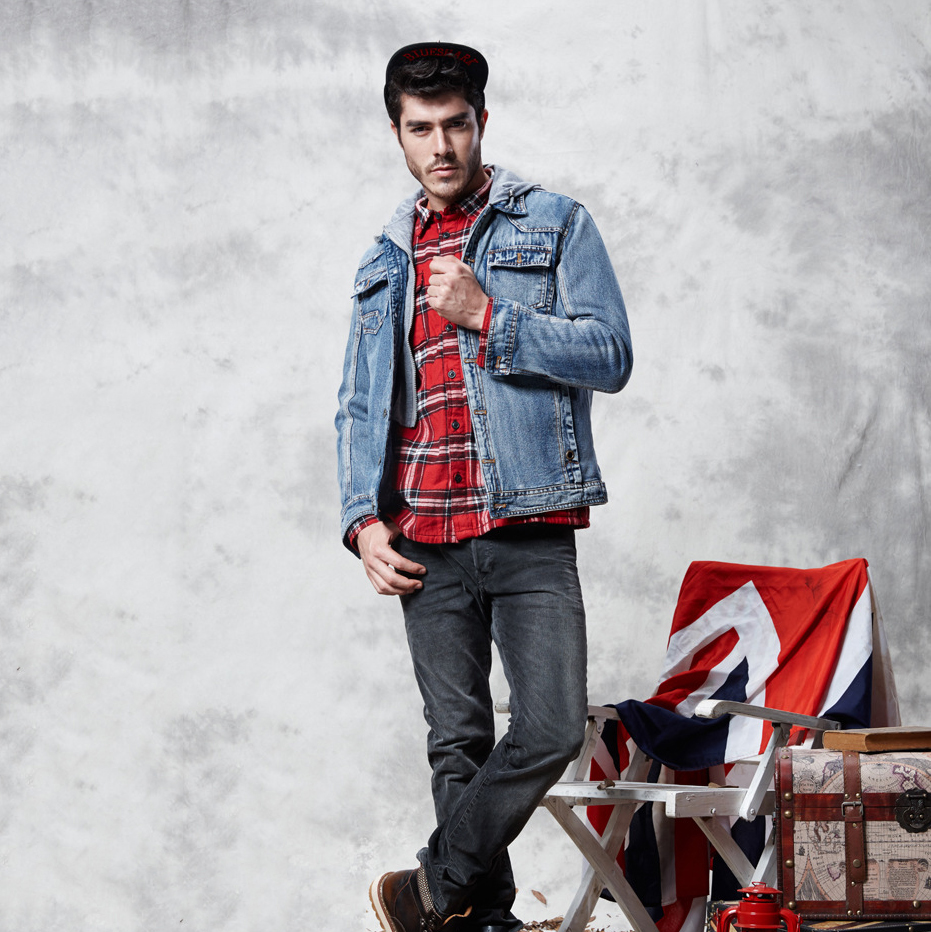 Autumn And Winter Men's Fleece Denim Jacket Fashion Trend Motorcycle Street Plus Fleece Thick Warm Jacket Lightly Washed Denim Coat, Black
Autumn And Winter Men's Fleece Denim Jacket Fashion Trend Motorcycle Street Plus Fleece Thick Warm Jacket Lightly Washed Denim Coat, Black