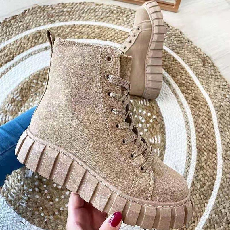 Boots Autumn Woman Shoes Suede Lace Up Fashion Women Ankle Boot 2021 Winter Thick Platform British Zipper Female Short, Black
Boots Autumn Woman Shoes Suede Lace Up Fashion Women Ankle Boot 2021 Winter Thick Platform British Zipper Female Short, Black