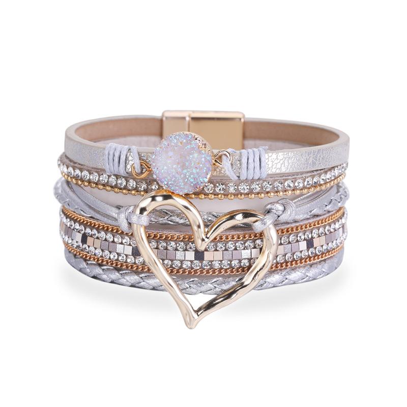 Bangle ORNAPEADIA 2021 Fashion Bohemian Bracelets For Women Multi-layered Love Heart Gifts Girls Wholesale
Bangle ORNAPEADIA 2021 Fashion Bohemian Bracelets For Women Multi-layered Love Heart Gifts Girls Wholesale
