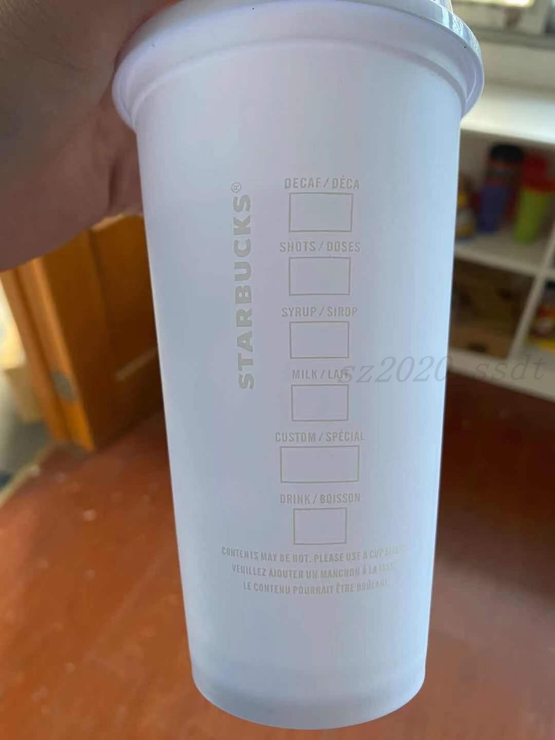 hot starbucks plastic cup can be reused transparent drinking flat bottom cup column cover straw milk tea cup free, White
hot starbucks plastic cup can be reused transparent drinking flat bottom cup column cover straw milk tea cup free, White